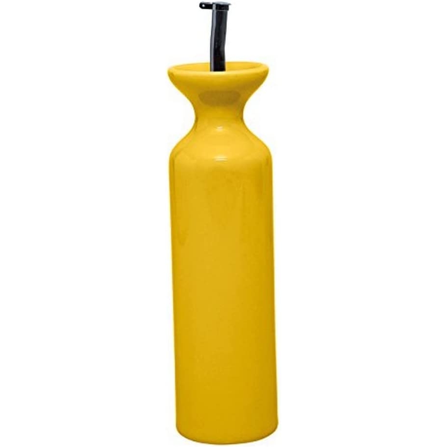 Oliera Ceramica Capacità ml 360. Colore Giallo cod.44086